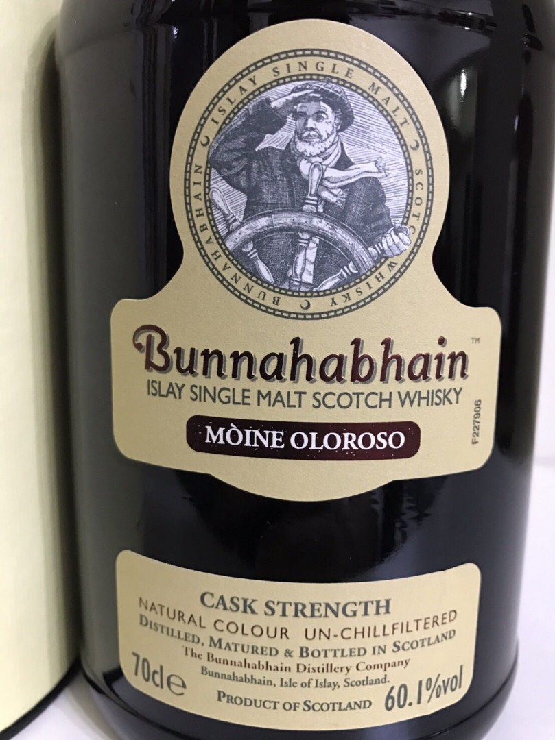 2017最夯的布納雪莉。 Bunnahabhain Moine Oloroso