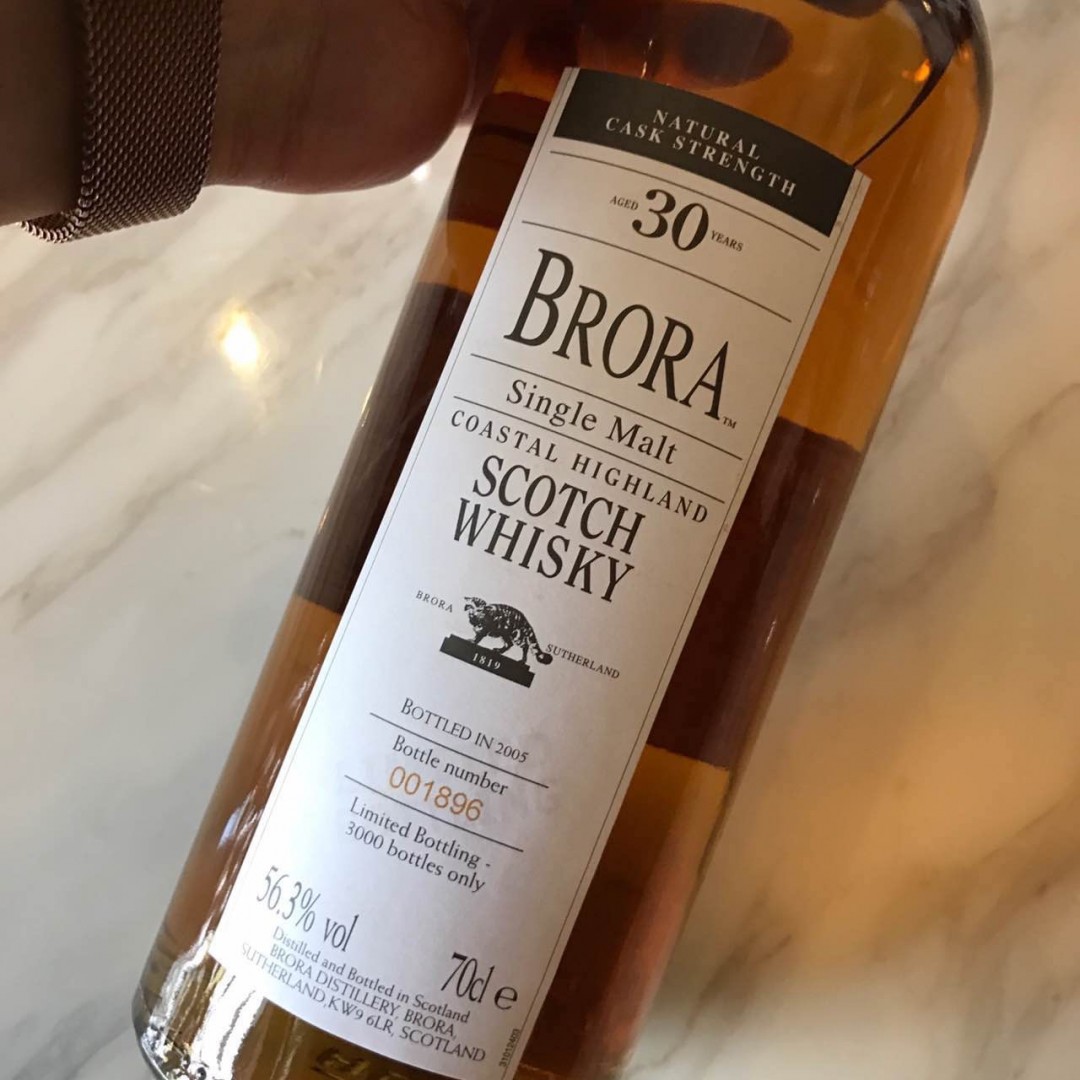 那就不要留第五款brora 30 yo