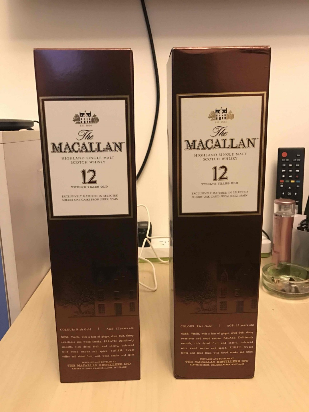 麦卡伦12年旗舰店与酒虫网对比。酒虫网客服请进