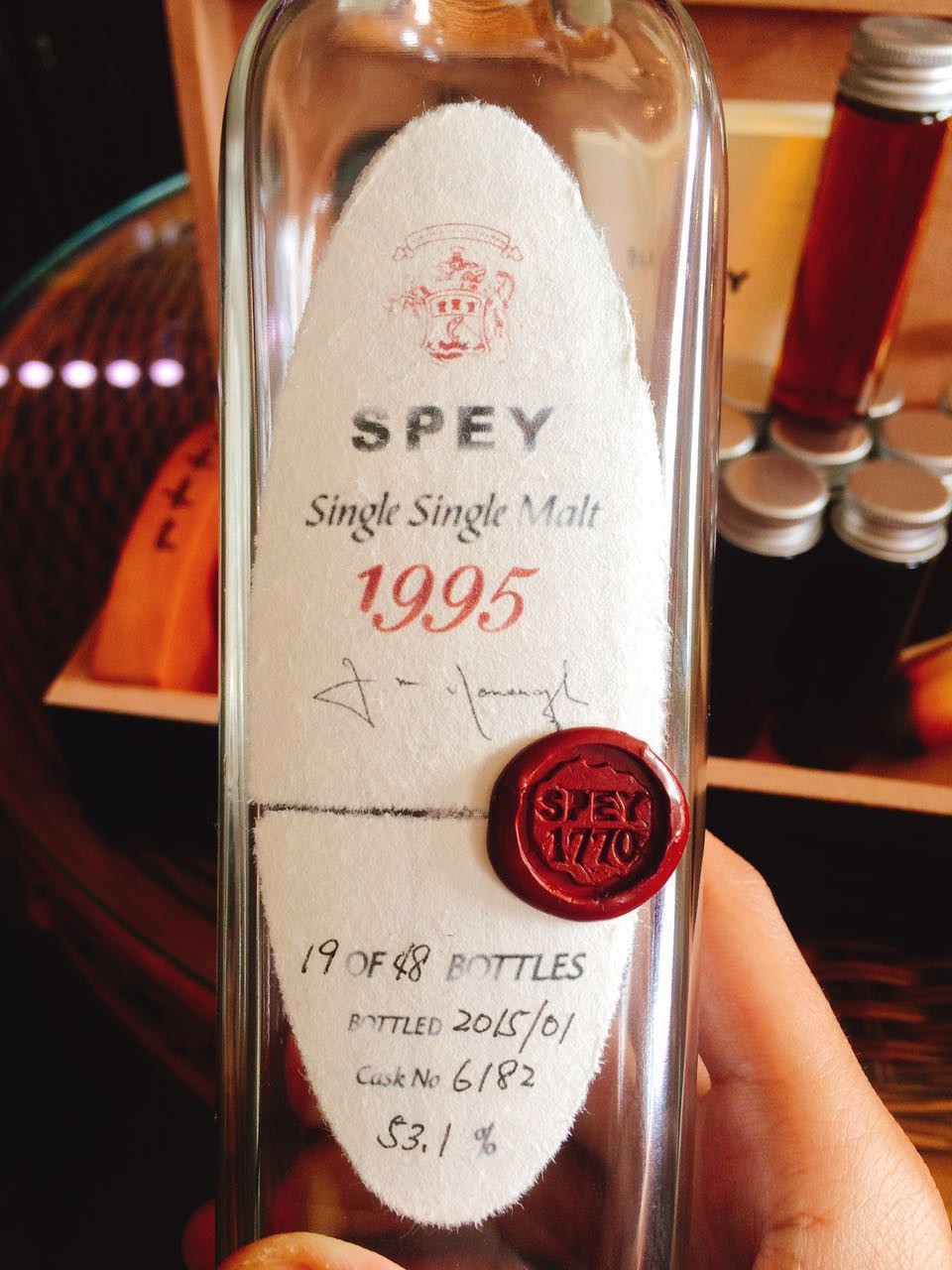 诗贝1995single cask 分享瓶