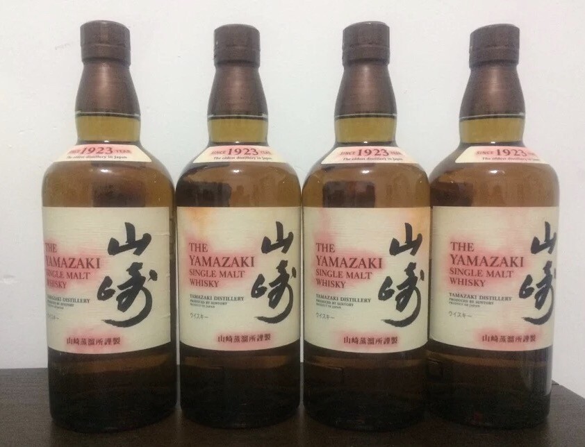 山崎无年份酒标变色