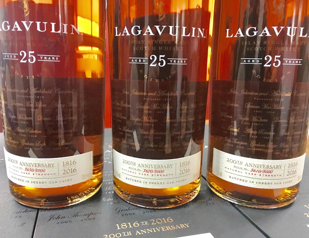全球限8000瓶的1816~2016 Lagavulin 25y' 51.7% 200週年紀念版
