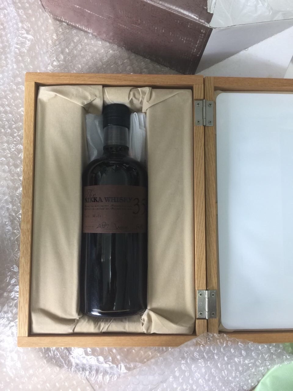 竹鹤35年Nikka第一版 竹鹤政孝遗作 附带2本竹鹤政孝酿酒日记 入手入的肉疼