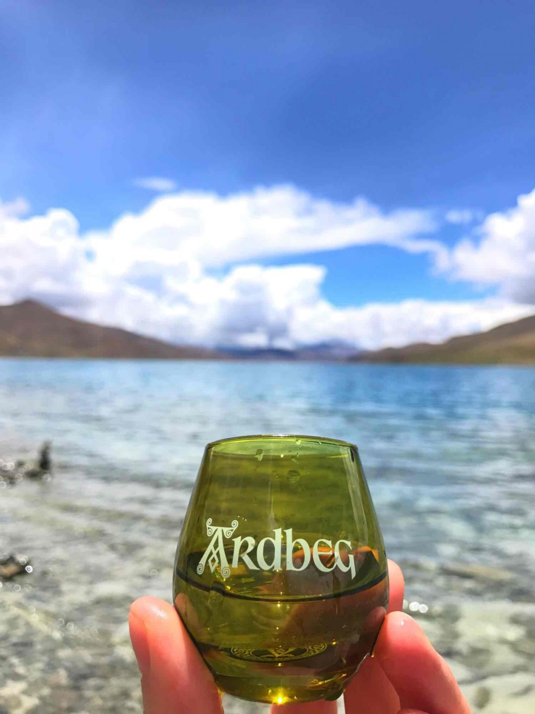 一个小杯子，浪到西藏圣湖～