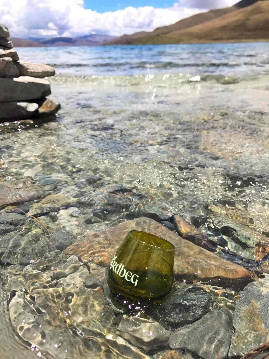 一个小杯子，浪到西藏圣湖～