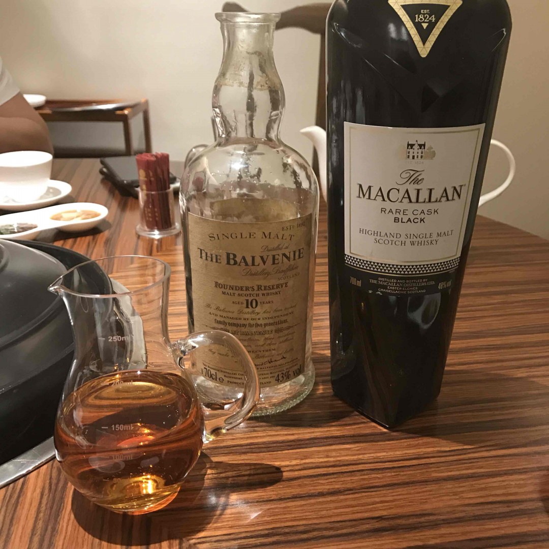 尝试这两款威士忌不同风格～搭配潮州菜