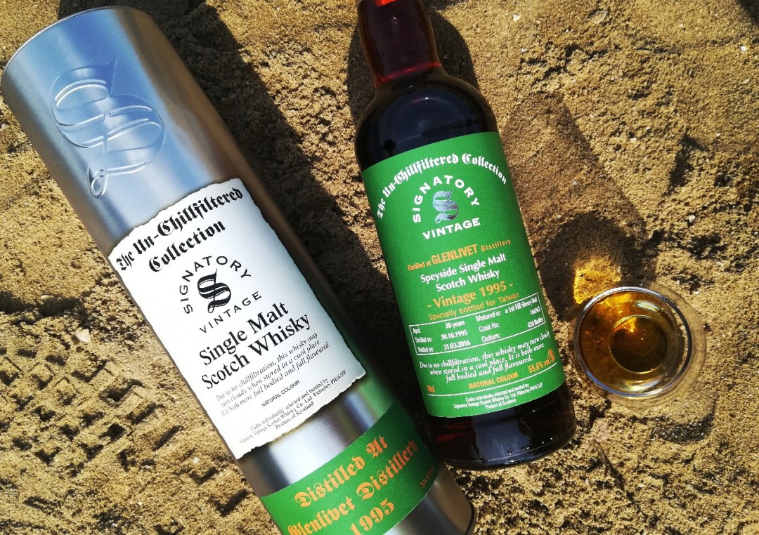 海边试一只Signatory Glenlivet 1995年（小惊喜）