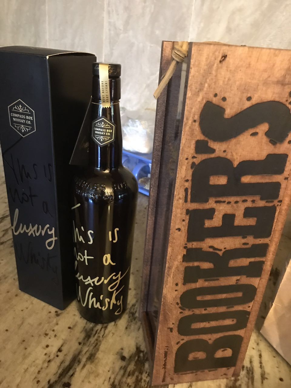 This is not a luxury Whiskey / 2016 Booker"s Rye -LE on the way to my bar