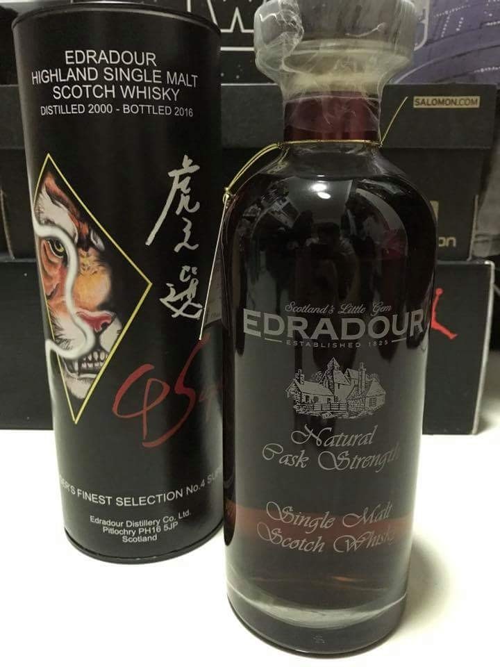 今天刚到的edradour虎，发现爱上他家的酒了