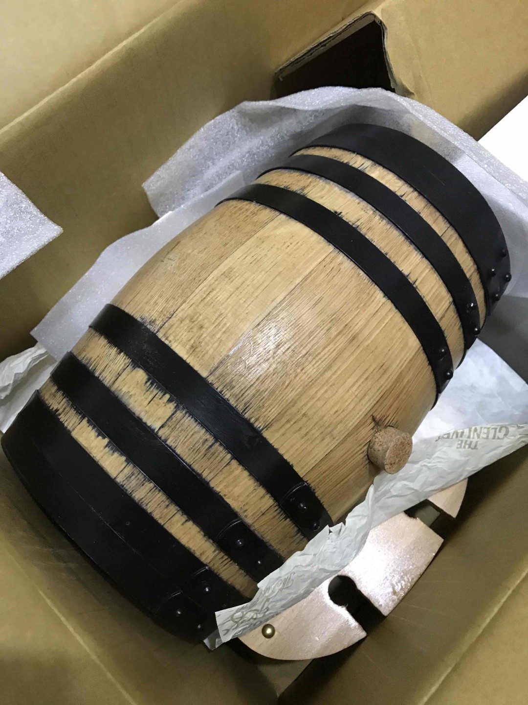 期待已久的橡木桶终于买到了。 来玩玩过桶,二次陈酿