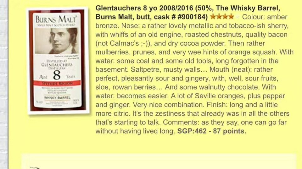 GLEN TAUCHERS 2008#900184桶50%