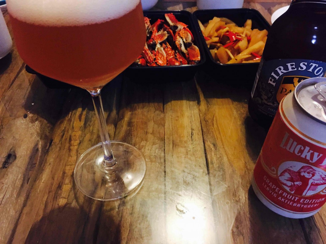 陪媳妇喝点啤酒