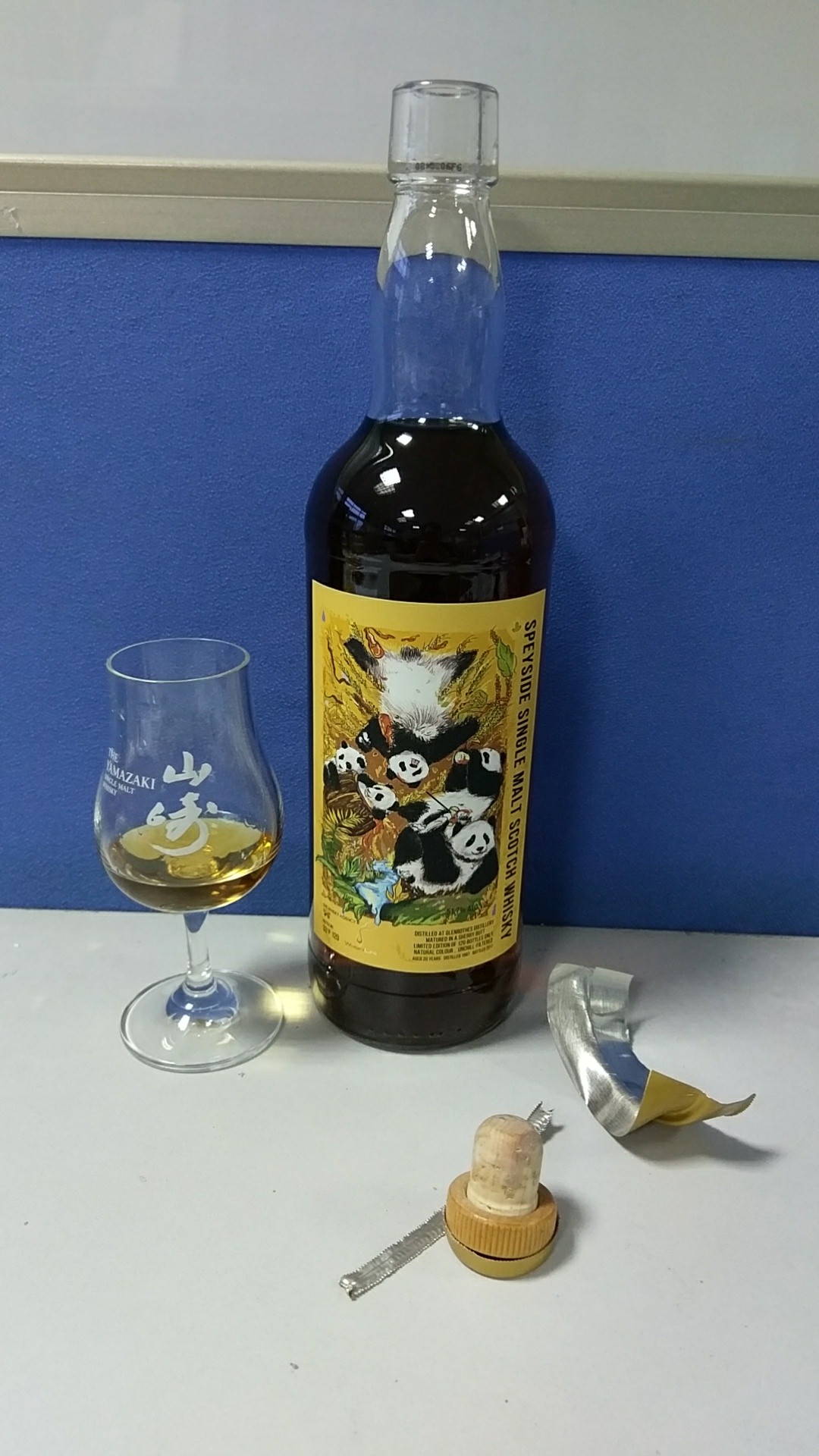 TWA裝瓶廠 Glen rothes格蘭路斯1997-20年 雪莉桶原酒51.7% 趣味熊貓標
