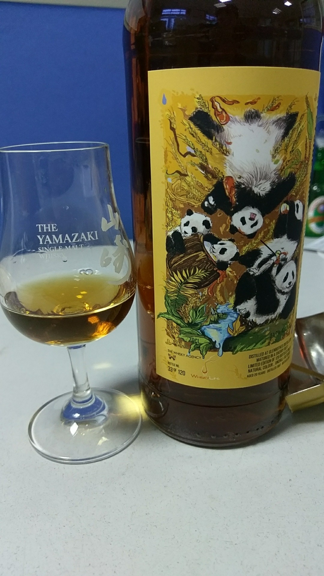 TWA裝瓶廠 Glen rothes格蘭路斯1997-20年 雪莉桶原酒51.7% 趣味熊貓標