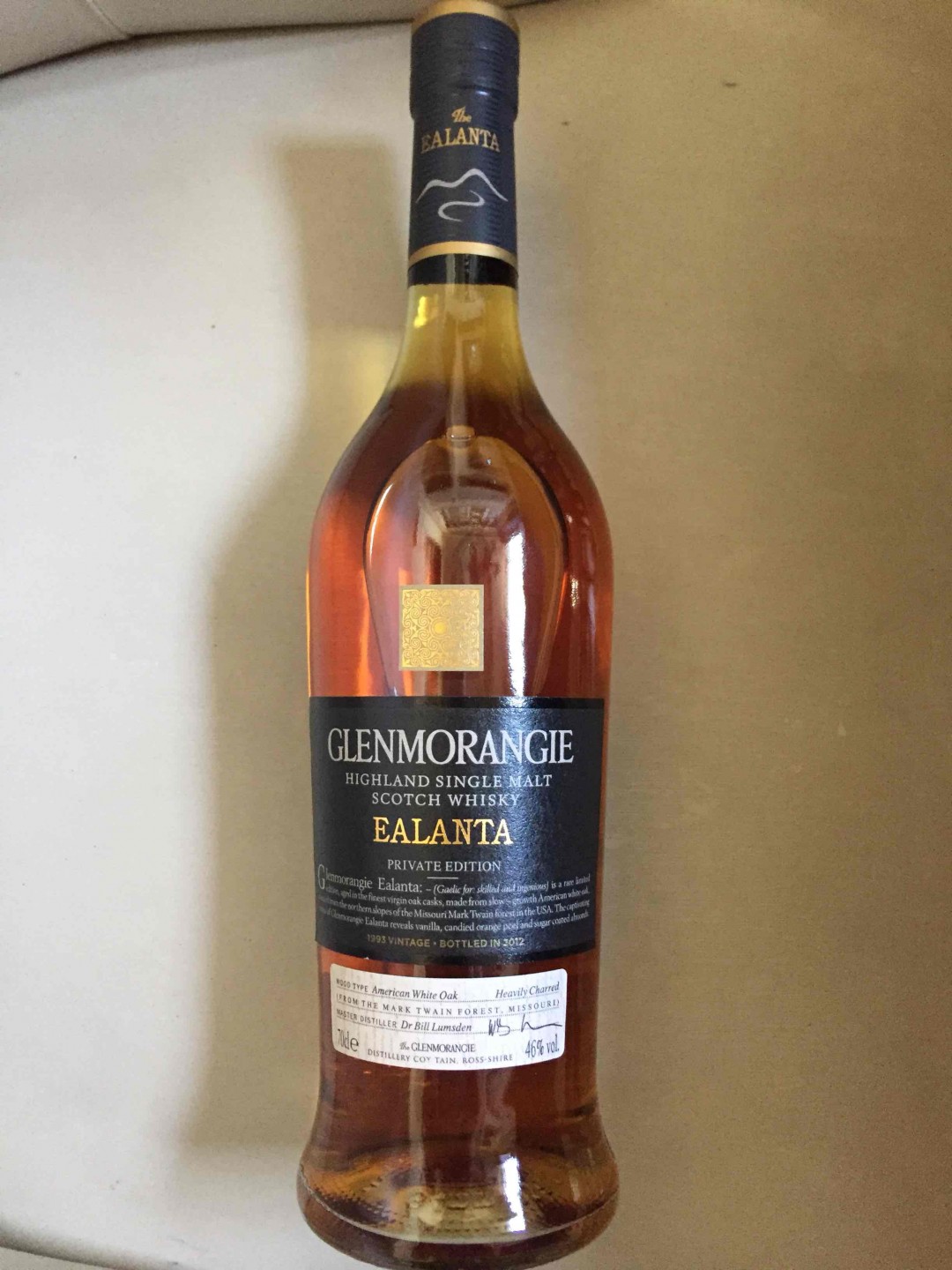 听说评分不错，刚入了一瓶。请问一下，格兰杰私藏的那几瓶如何排序？