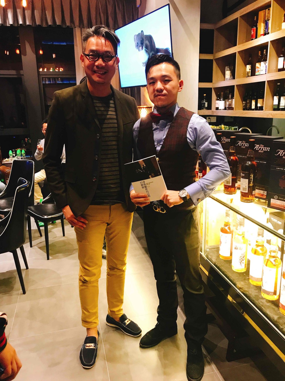 荣幸今晚与林一峰老师对话与搭档，成为林一峰老师主讲品赏晚宴侍酒师。