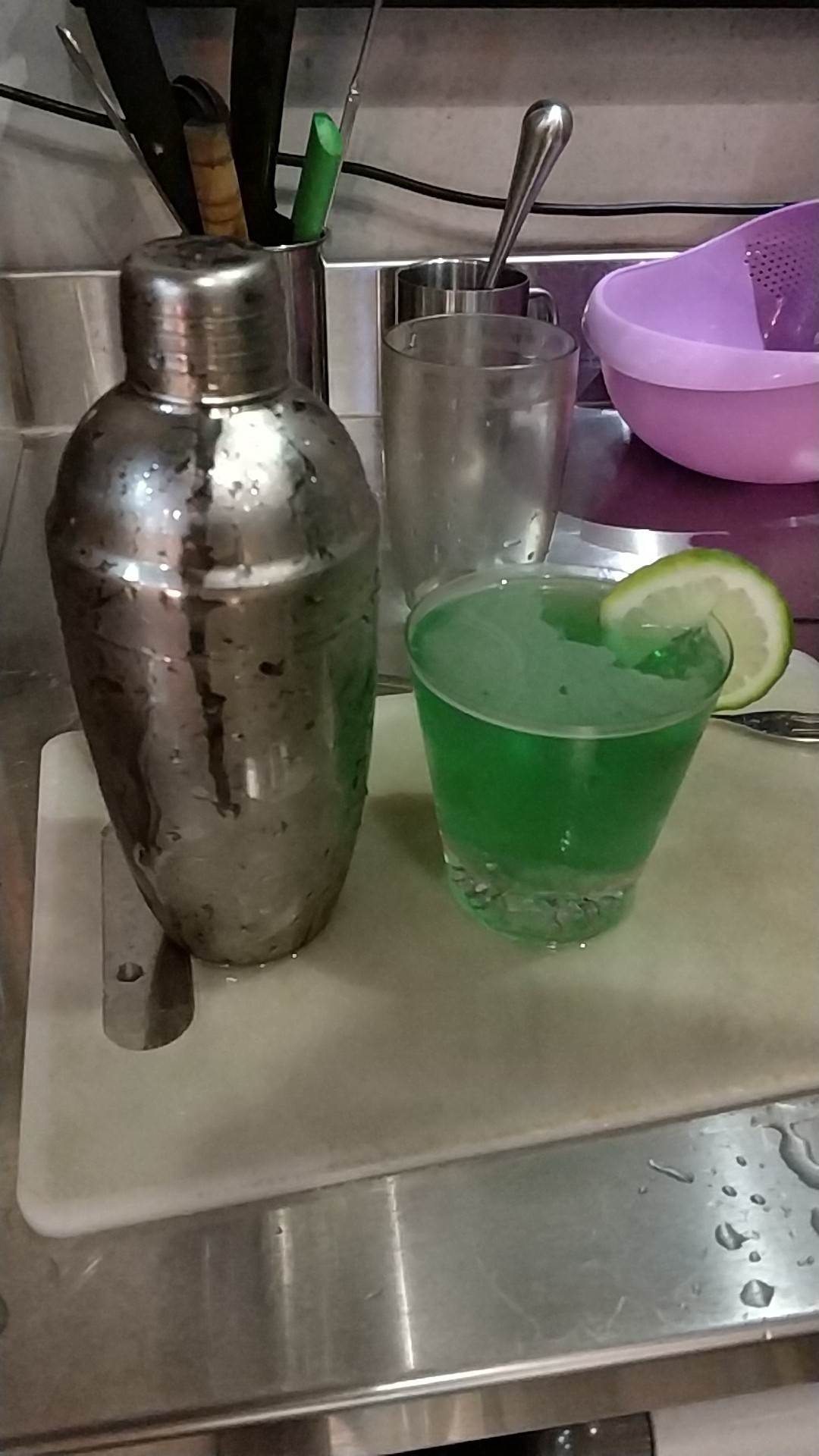 三得利角瓶做基酒调出来的