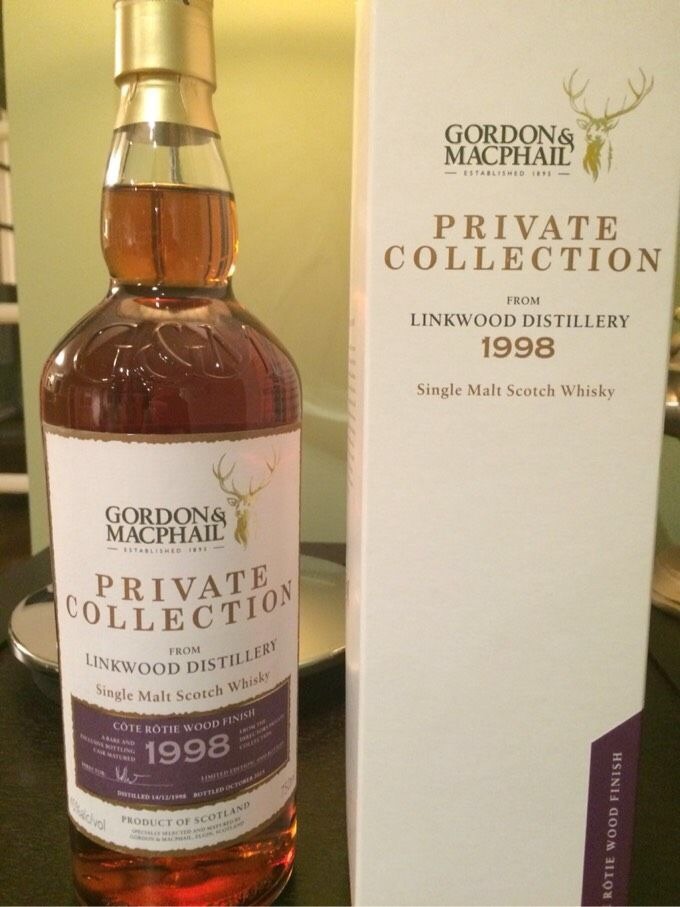 两年前的酒评：G&M Linkwood 16 Year 1998 Côte Rôtie wood finish