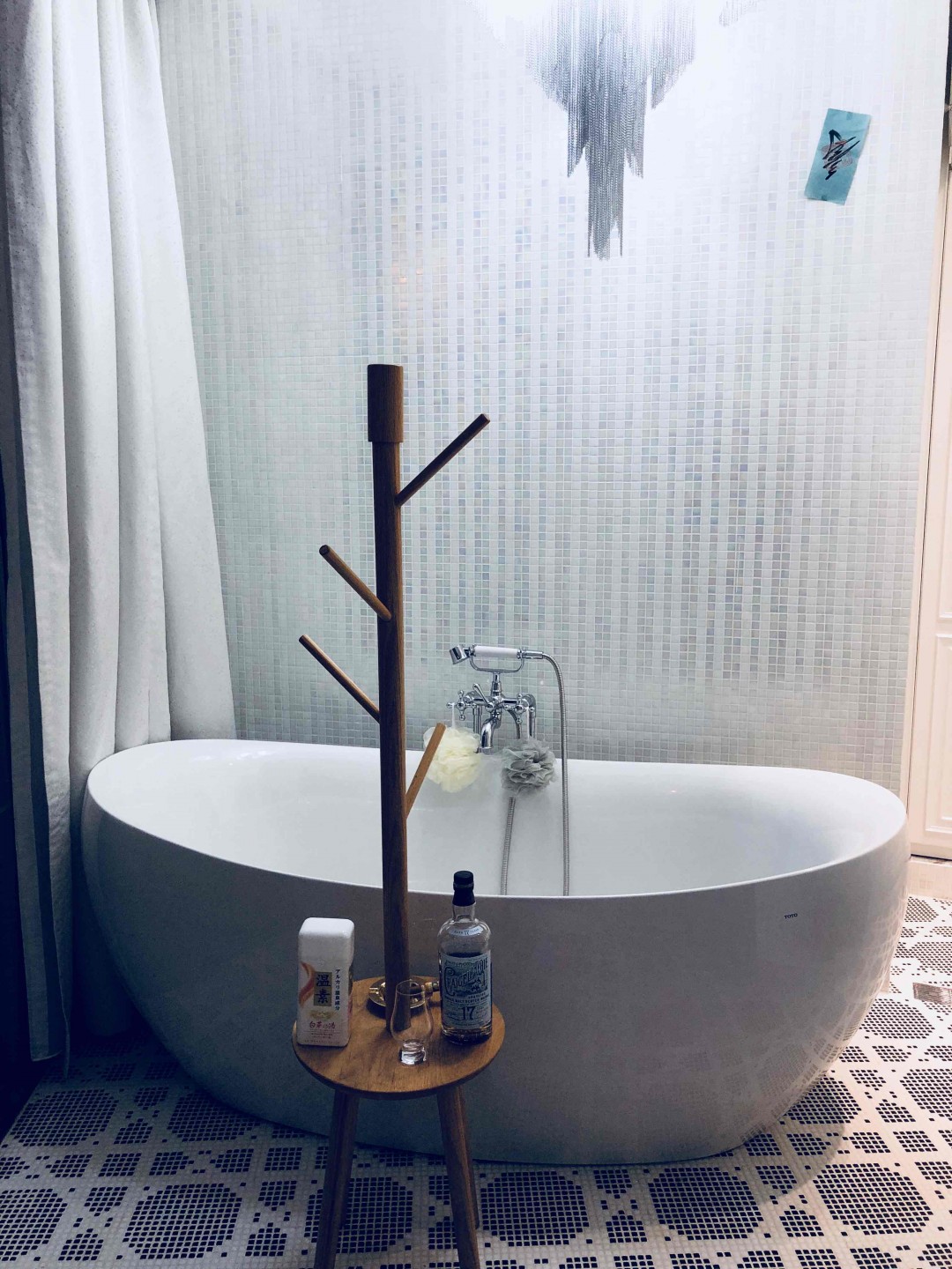 宅着泡个澡，假装在日本泡汤。