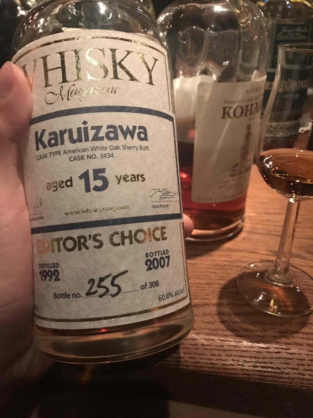 打个卡，掉威士忌坑，就是几个月前在兰桂坊楼上吧试酒