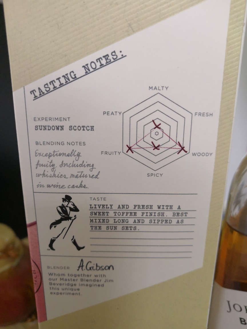 Johnine Walker 尊尼获加红酒桶过桶