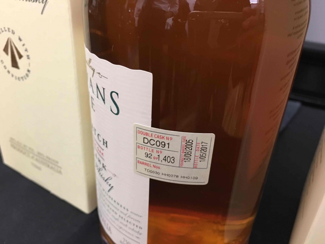 澳洲威 Sullivans Cove Small Batch Double Cask