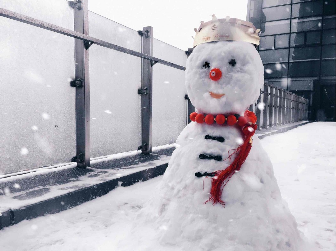 苏州终于等到了雪