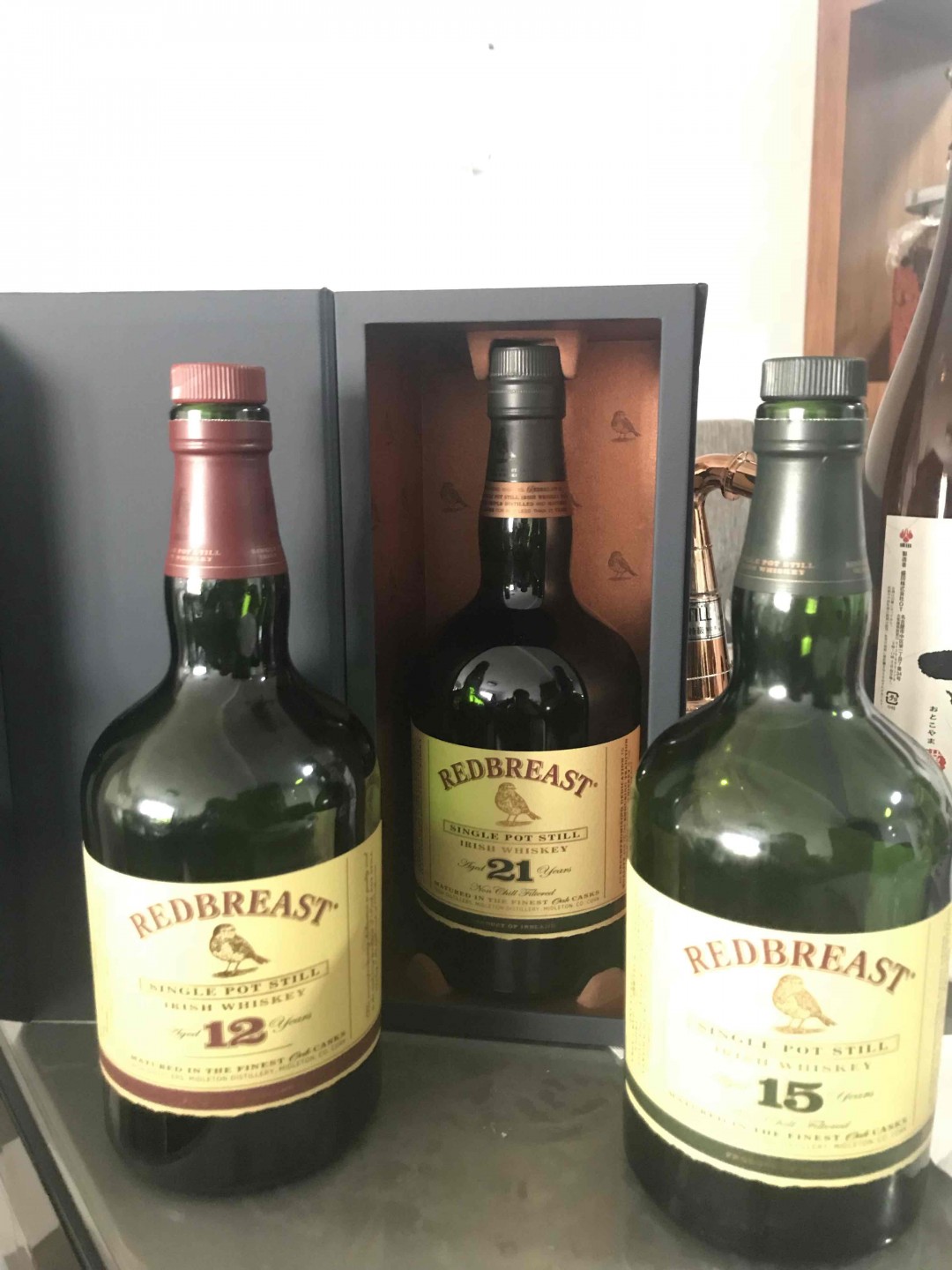 爱尔兰威士忌之旅之知更鸟年份准全家福