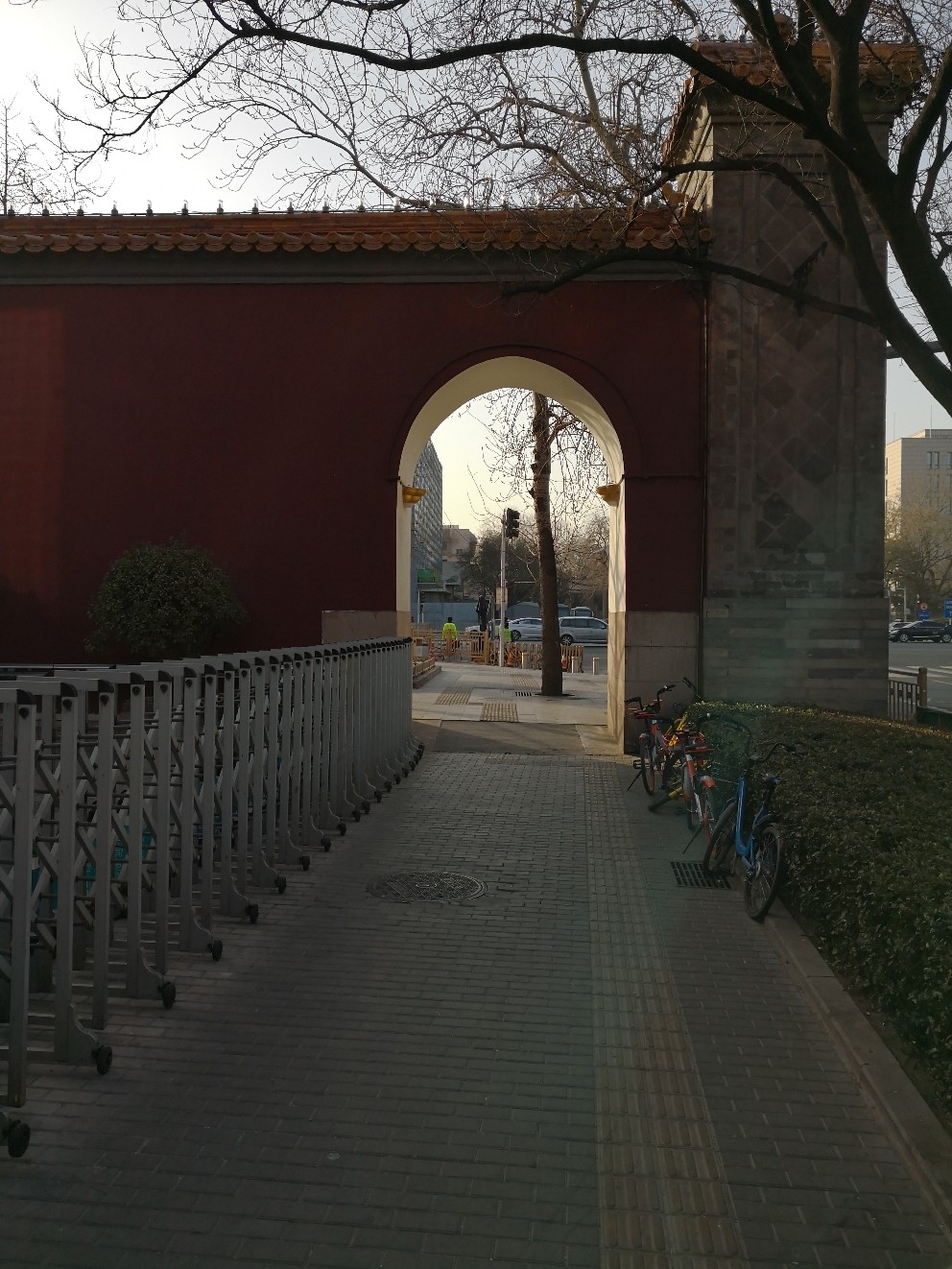 北京的冬天，去喝了杯啤酒。