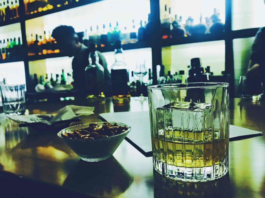在北京云顶喝Springbank 15 美好的夜晚。