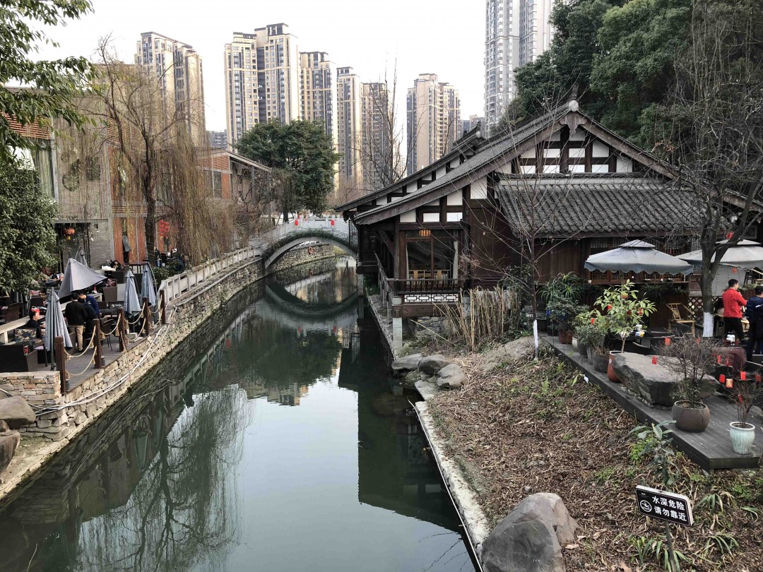 老友相聚喝喝茶