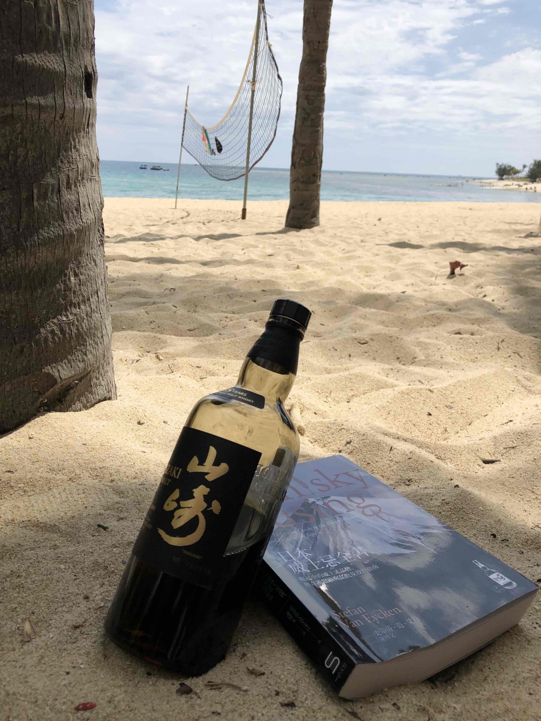 沙滩喝一杯，小风一吹！