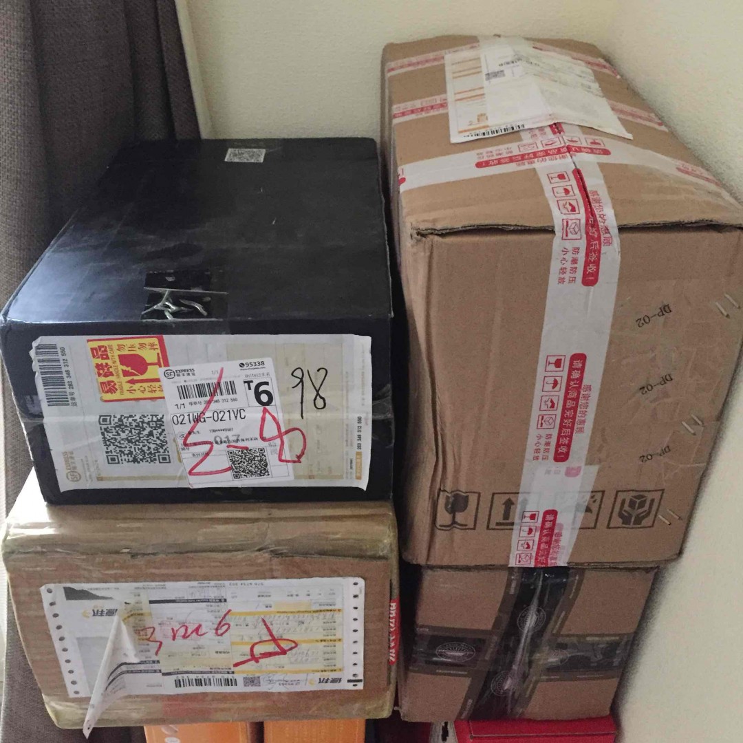 积压了几天，终于到了些