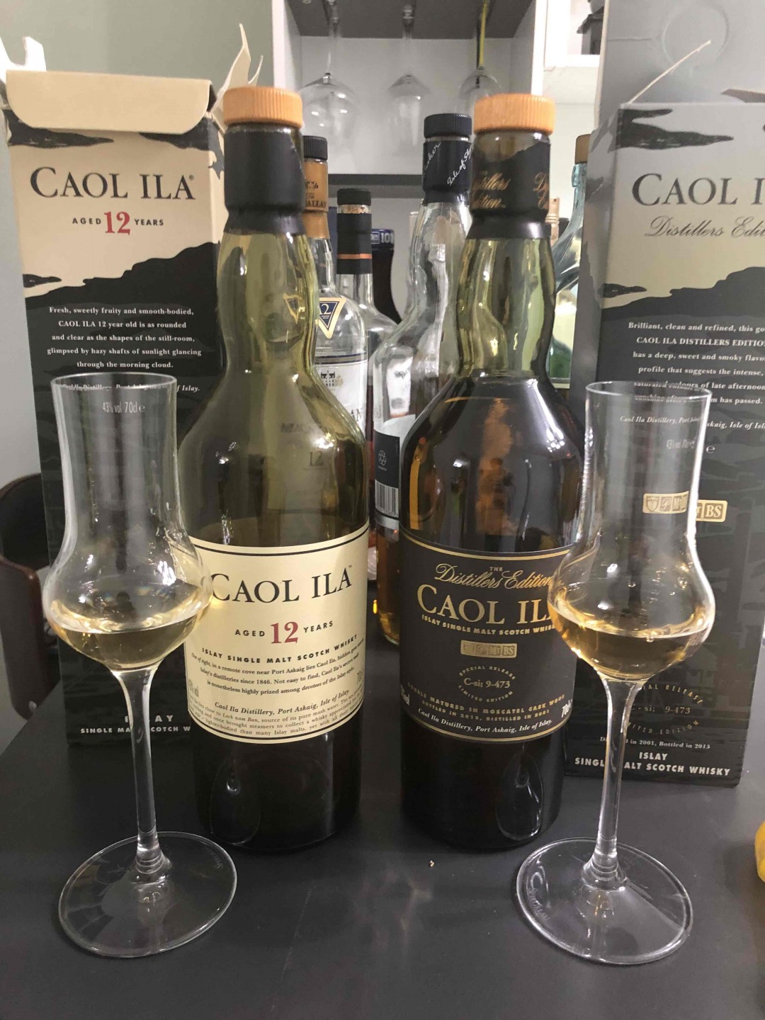 卡尔里拉12年，卡尔里拉de横向对比。