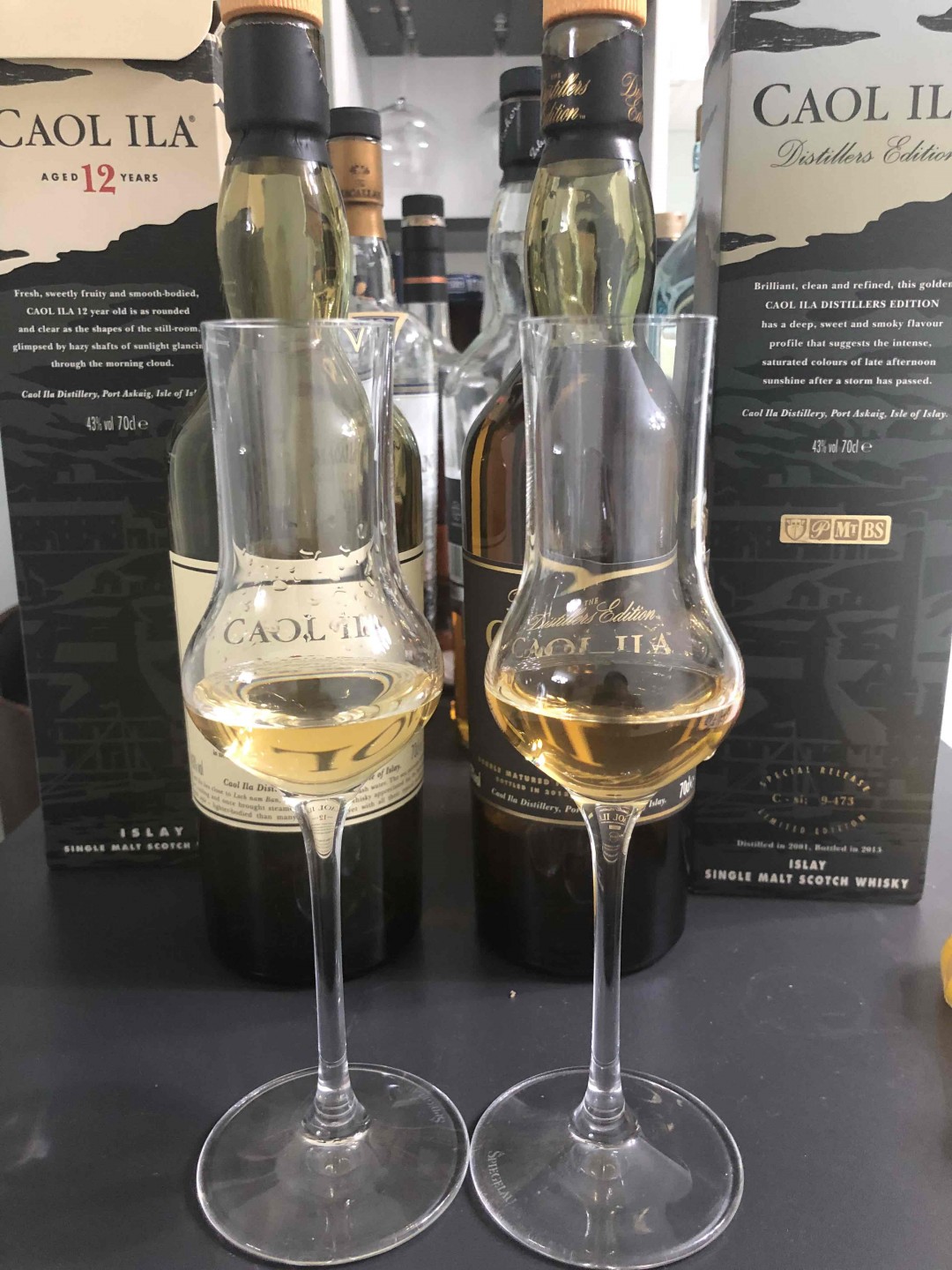 卡尔里拉12年，卡尔里拉de横向对比。