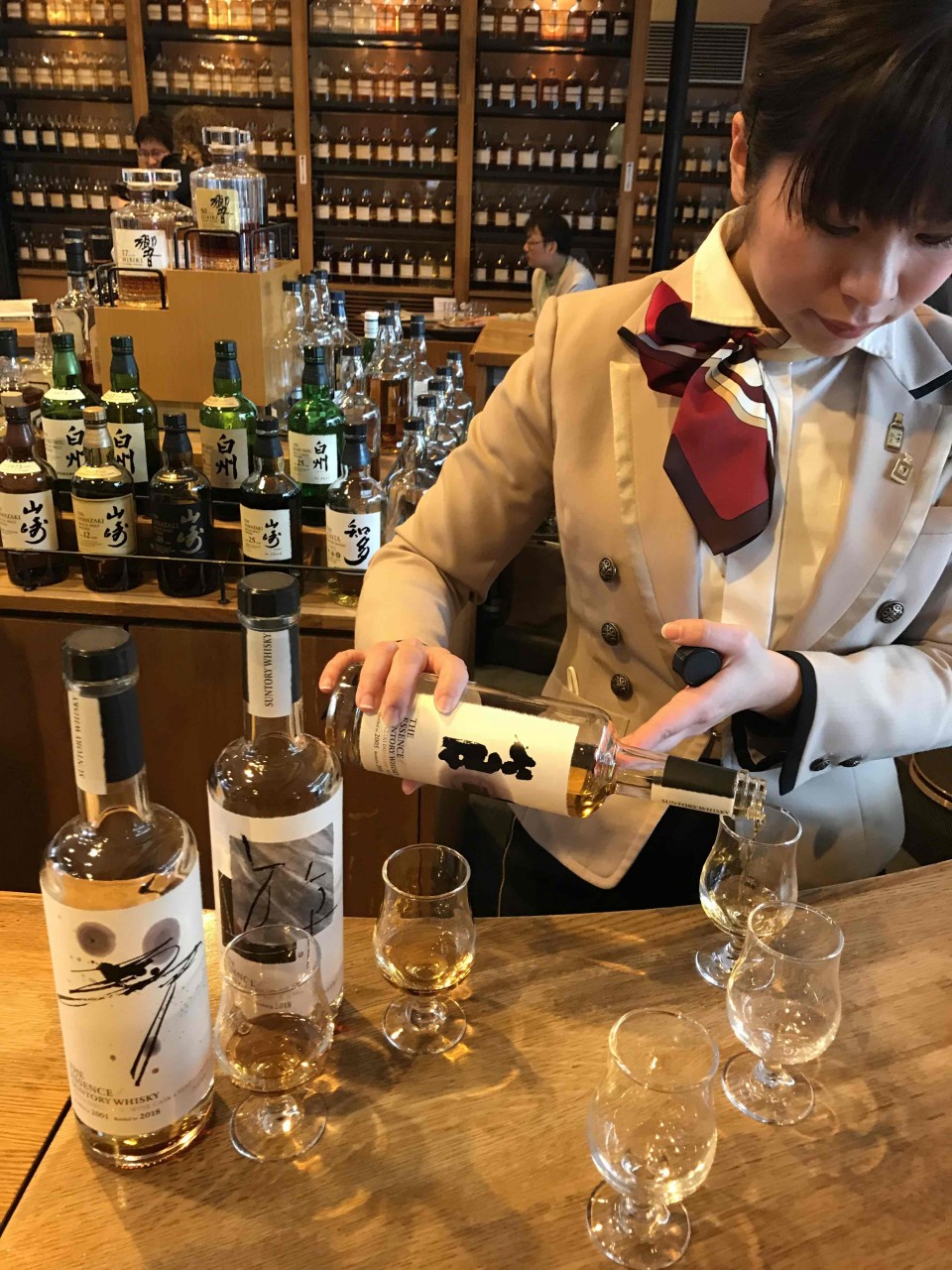 白州桶味亮點，山崎煙燻也不錯，知多香氣好但喝起來....