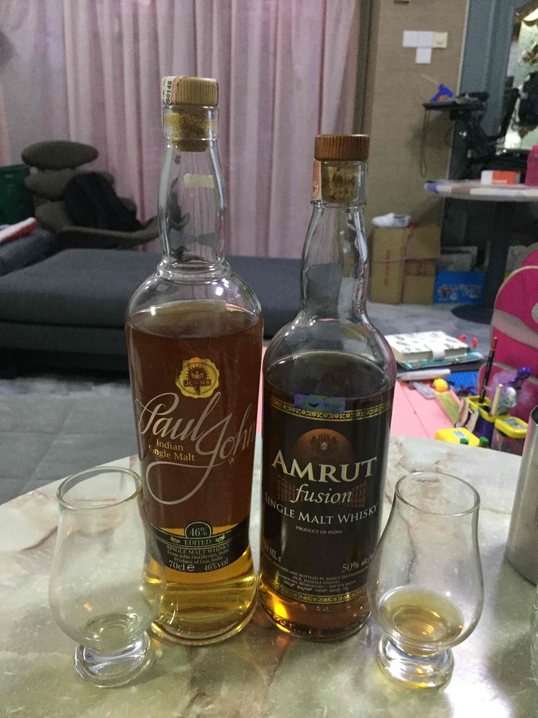 印度 Amrut Fusion 和 Paul John Edited