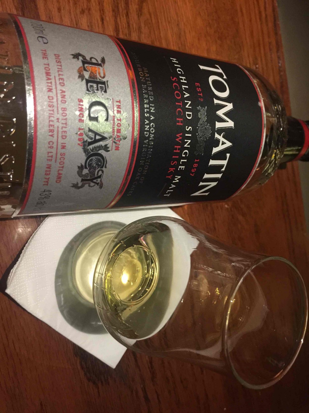 汤玛丁Legacy品鉴记录