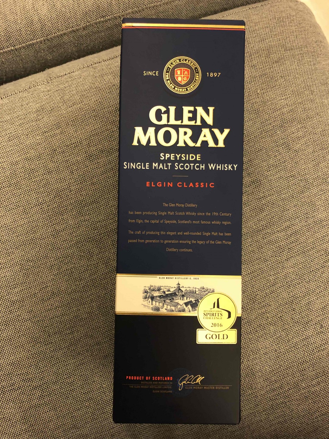 格兰莫雷 经典（国际烈酒挑战赛金奖）酒标翻译