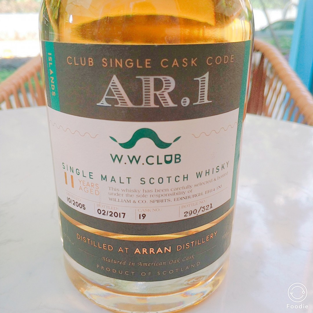 国内新晋IB，初尝W.W.CLUB AR.1 艾伦11年单桶。