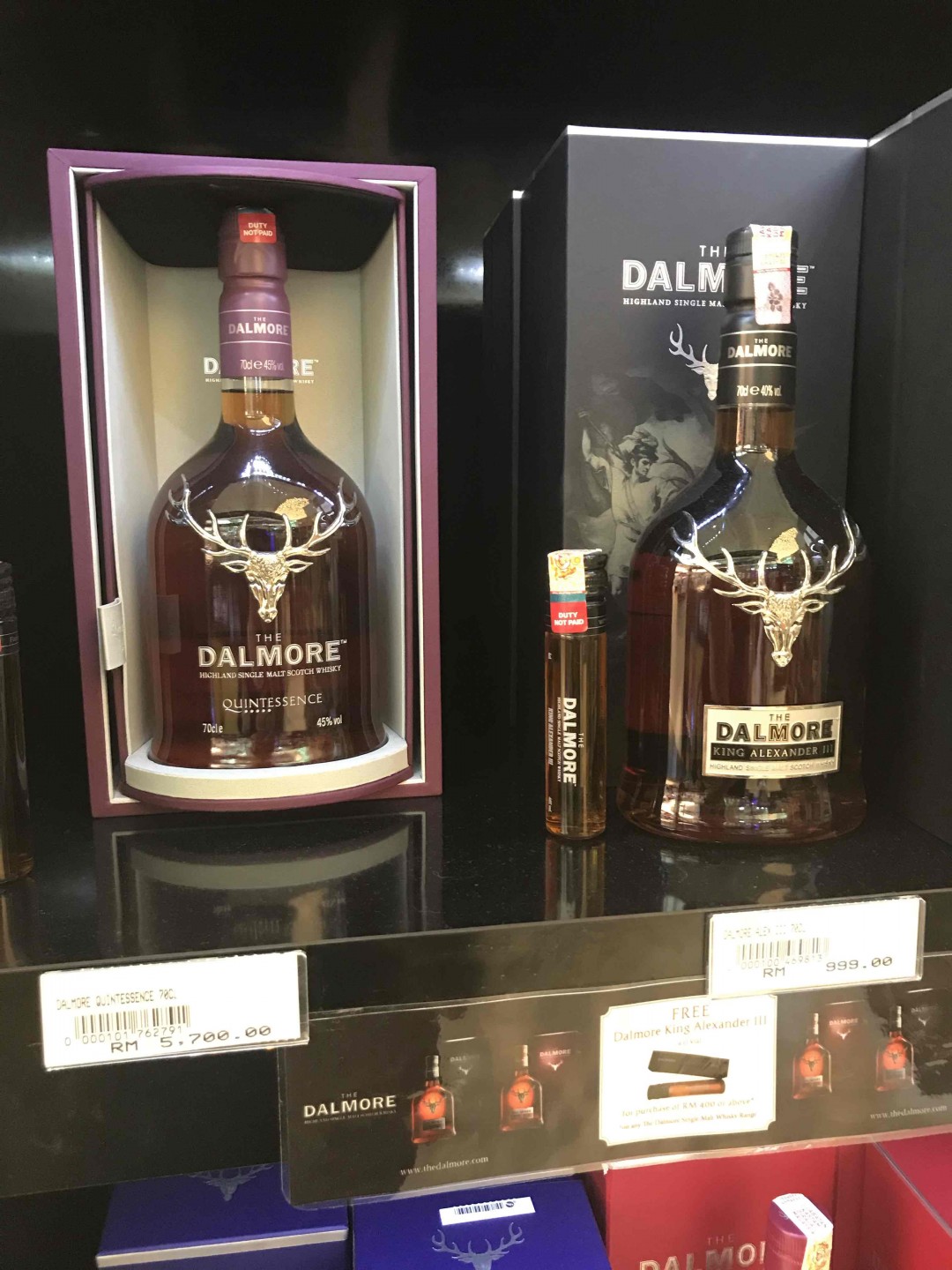 吉隆坡机场免税店里苏威很多，供大家收藏参考