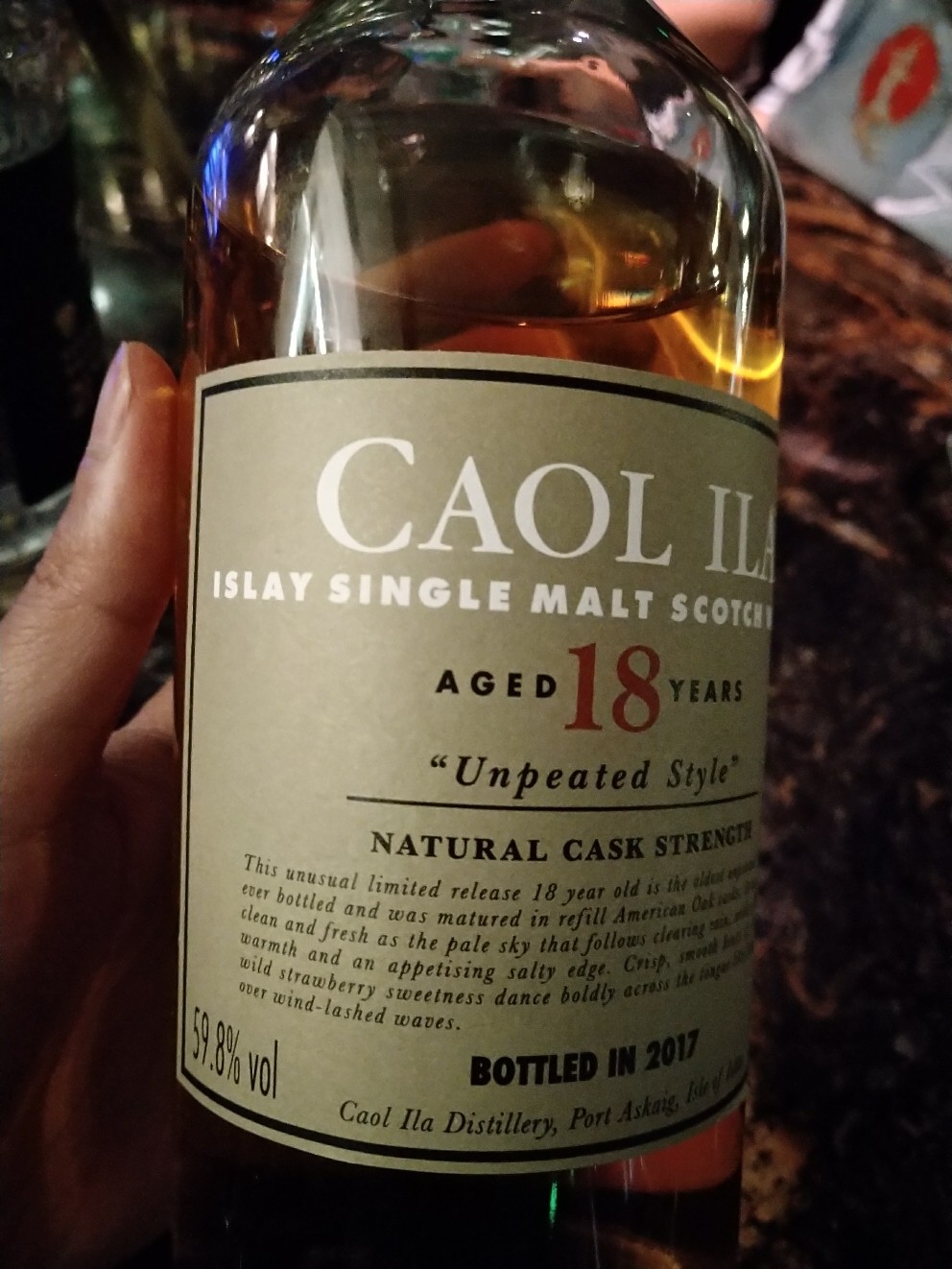 卡尔里拉18年原酒