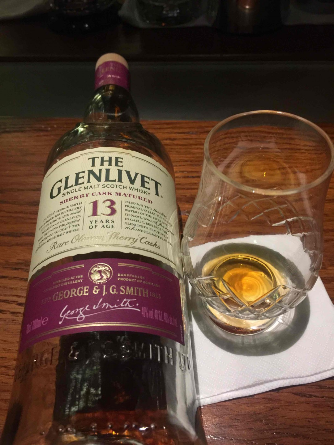 格兰威特13年 oloroso雪利桶品鉴记录