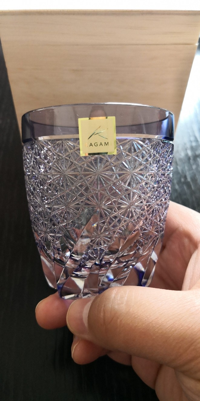 老友送的切子～