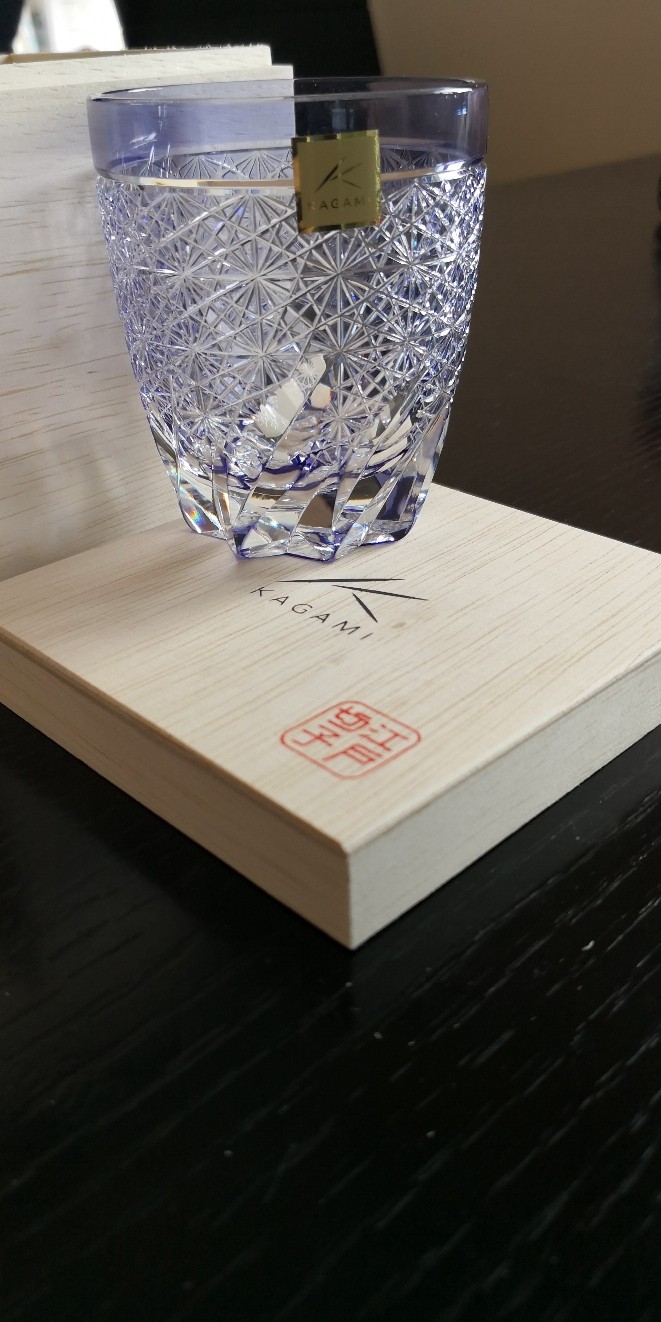 老友送的切子～