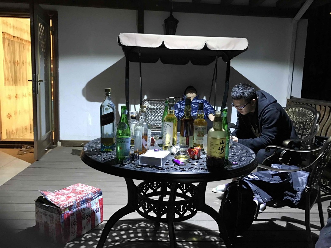 阳台进行的小活动