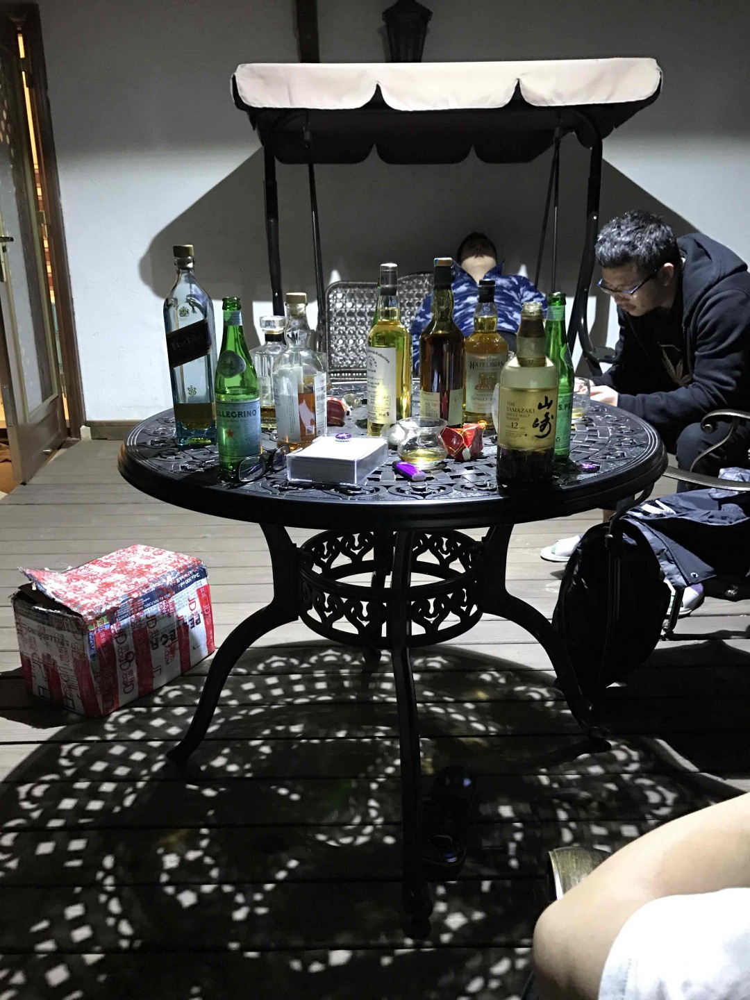 阳台进行的小活动