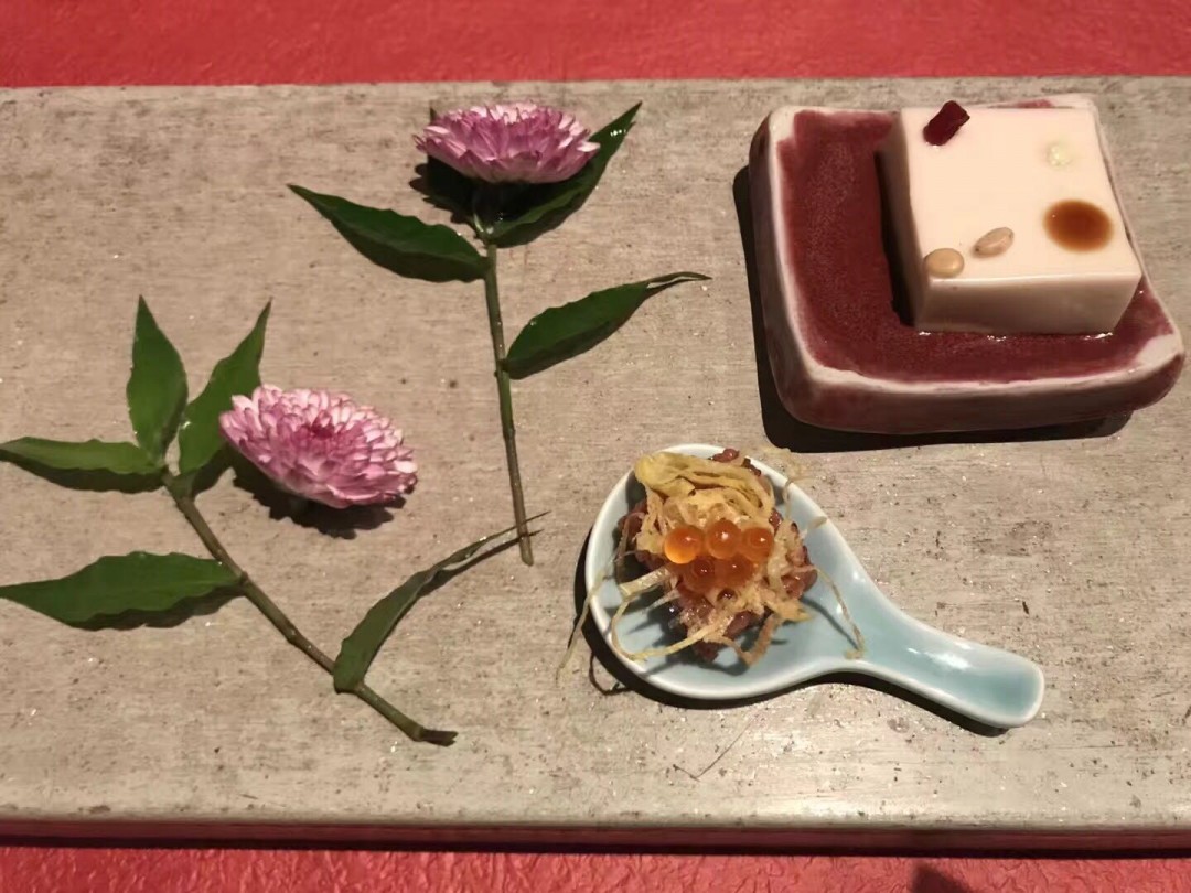 晒一下在路上的美食美景可惜没喝威