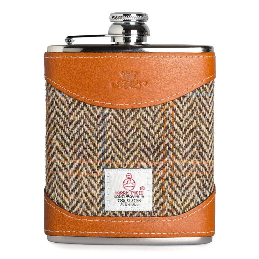 英国Marlborough2018年推出的新款，意大利皮和颇具绅士符号象征的粗呢暗格布混搭，手工缝制剪贴，主体仍是不锈钢，四个颜色，值得收藏。[发呆]