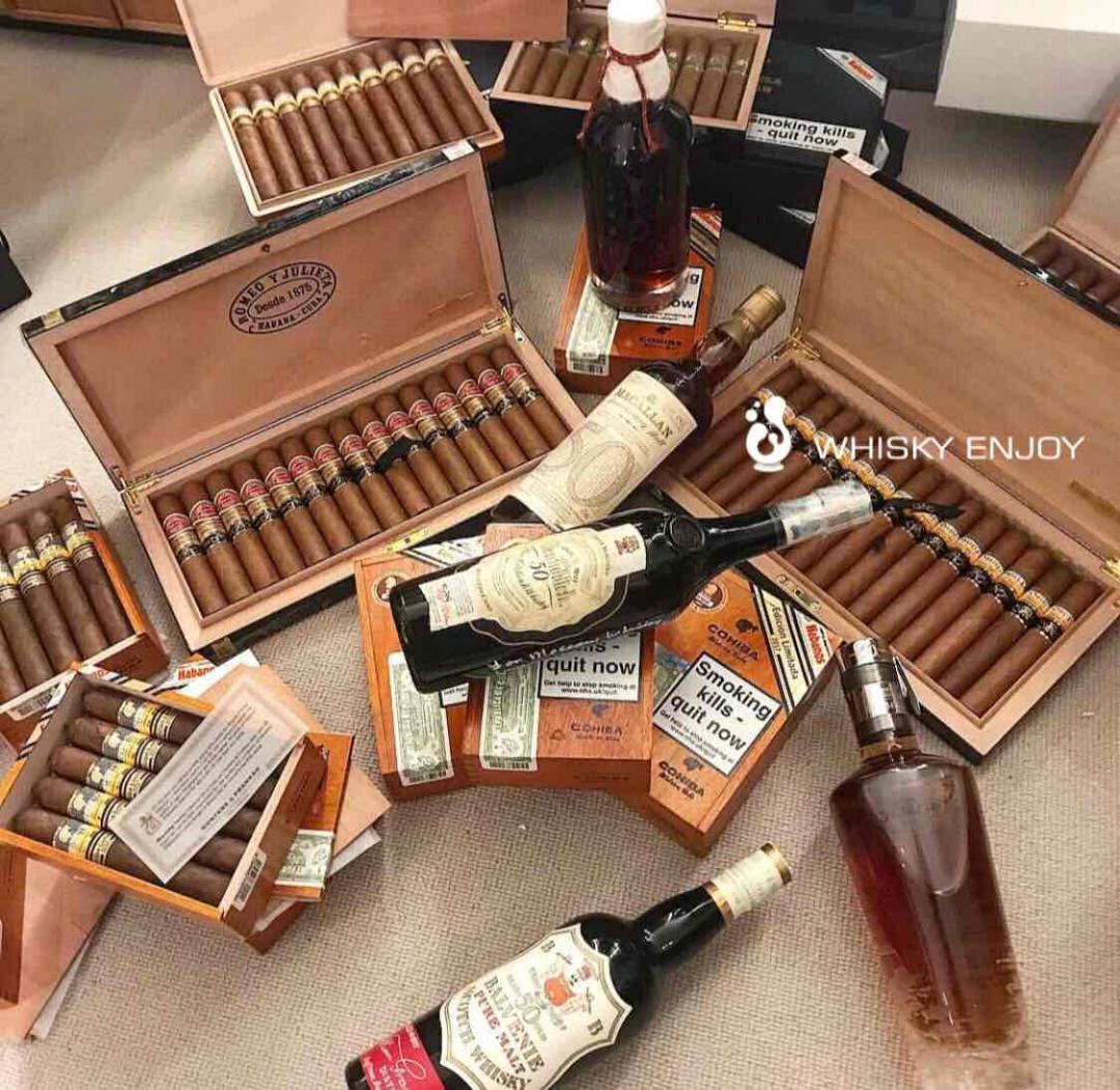 威士忌x雪茄 永远的天生一对…